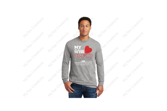 MyHeartBelongs Long Sleeve T-Shirt