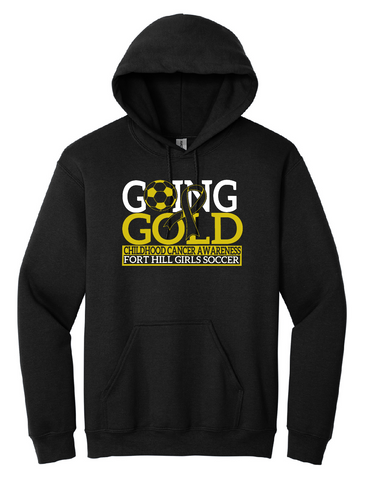 Fort Hill Soccer 'Going for the Gold' GIRLS Hooded Sweatshirt