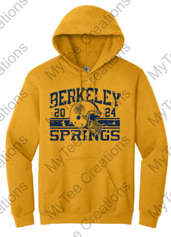 BSHS Football Gold Hooded Sweatshirt