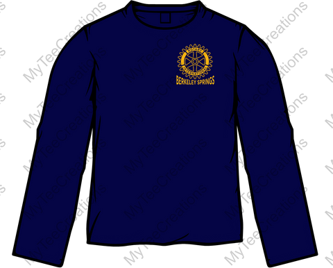 Berkeley Springs Rotary Long Sleeve Shirt